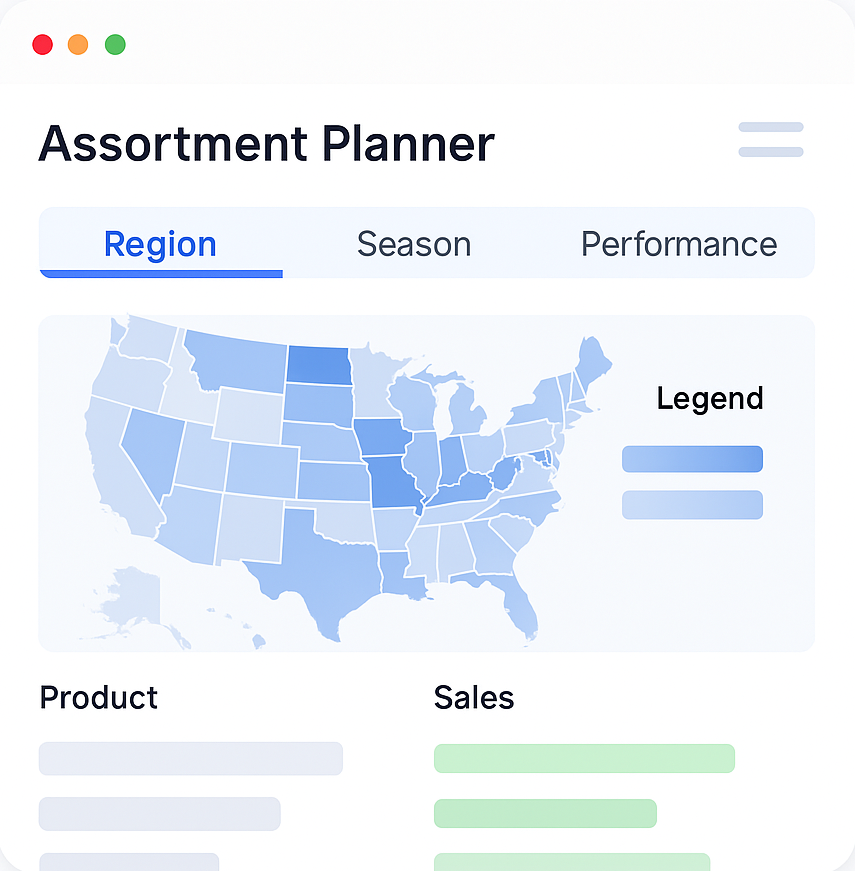 Assortment Planner: Optimize by region, season, and performance